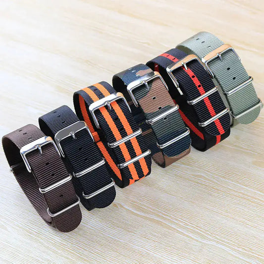 Multi color NATO watch band