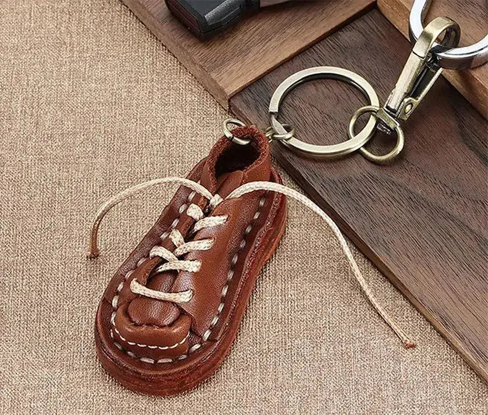 leather key chain unique