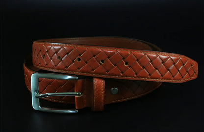 Desinger Brown Leather Belt for Men