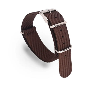 Dark Brown Nato Watch Strap