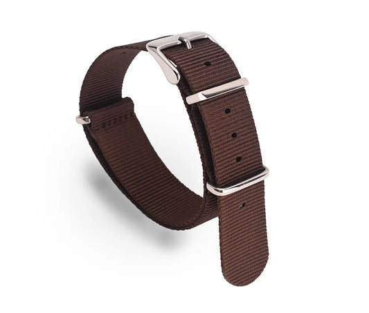 Dark Brown Nato Watch Strap