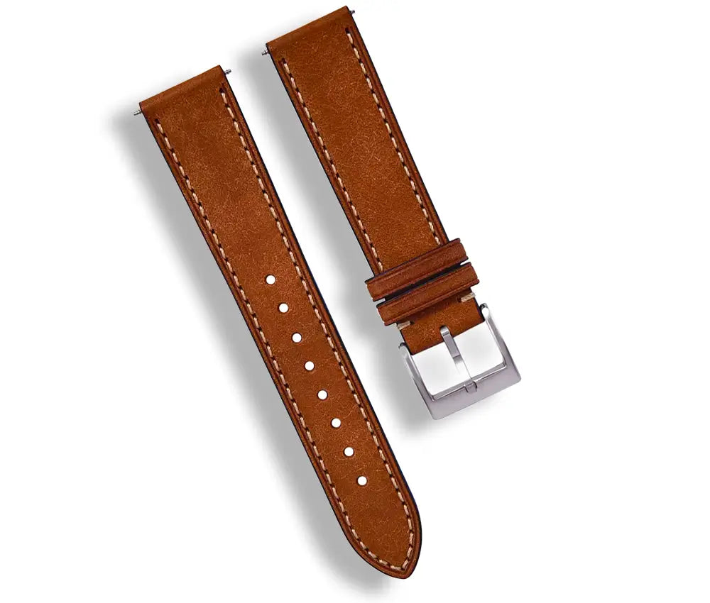 Brown Italian Pueblo Leather Watch Strap TASCONY