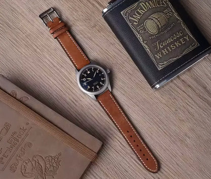 Brown Italian Pueblo Leather Watch Strap