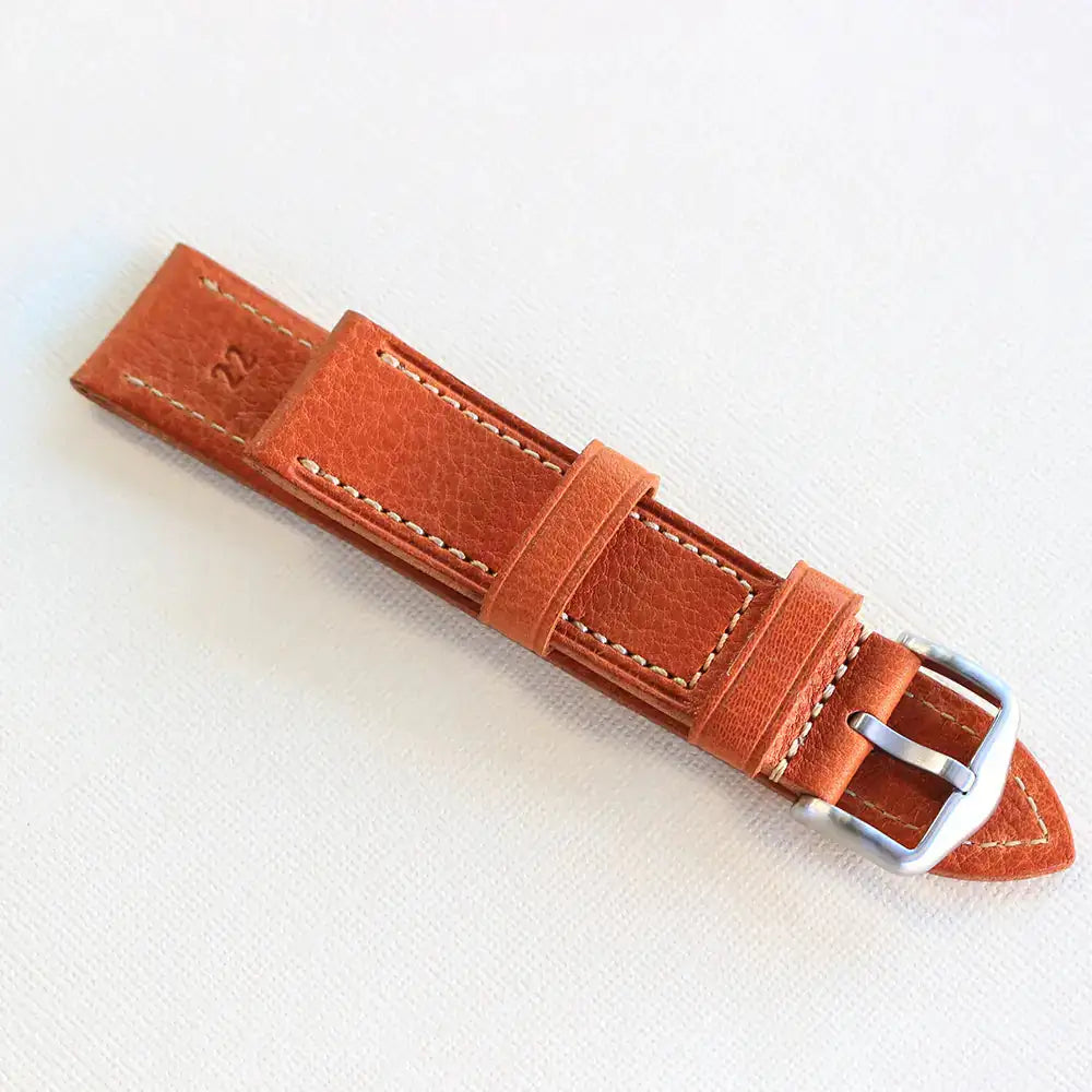 Brown Soft Italian Leather Watch Strap