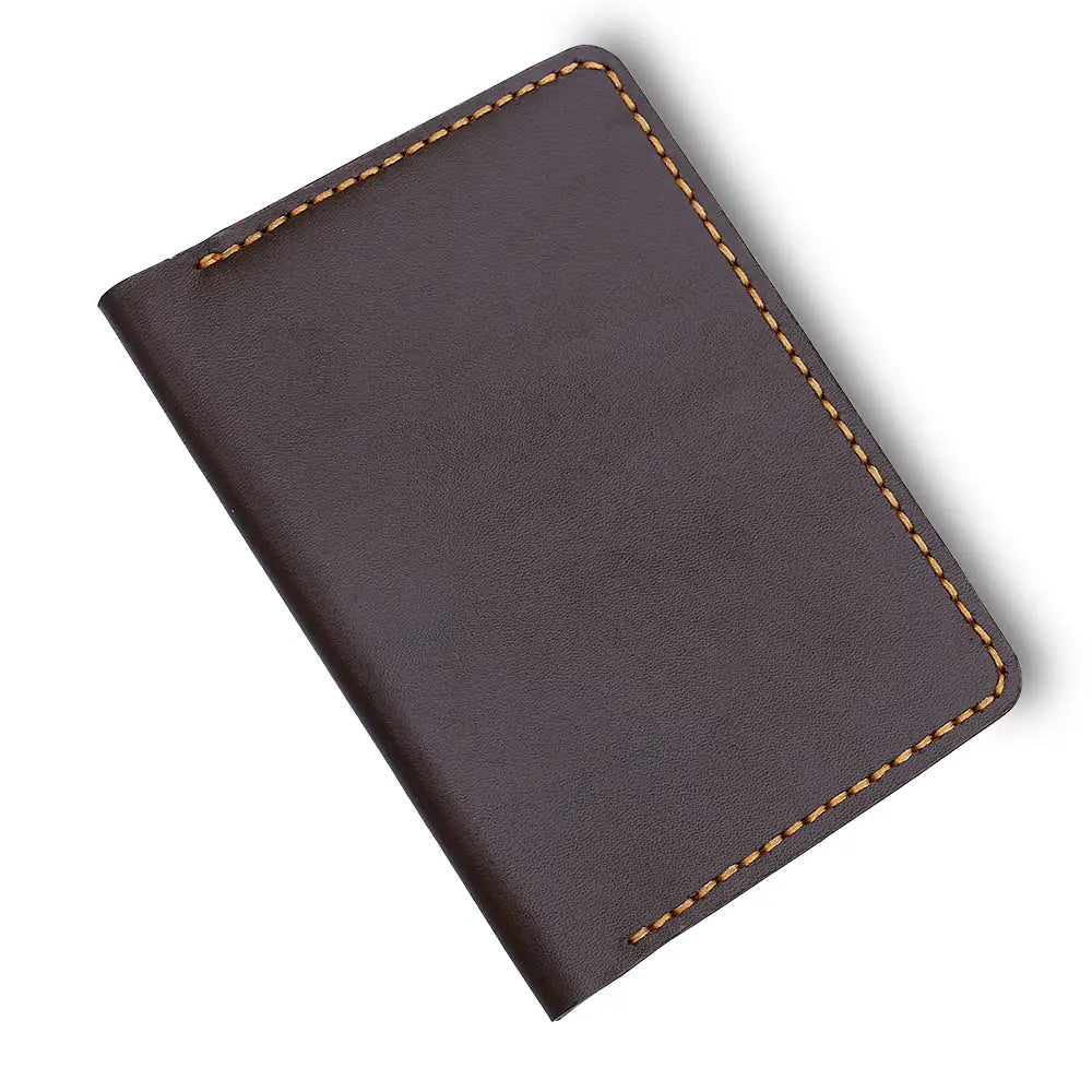 Handmade Dark brown Passport Holder 