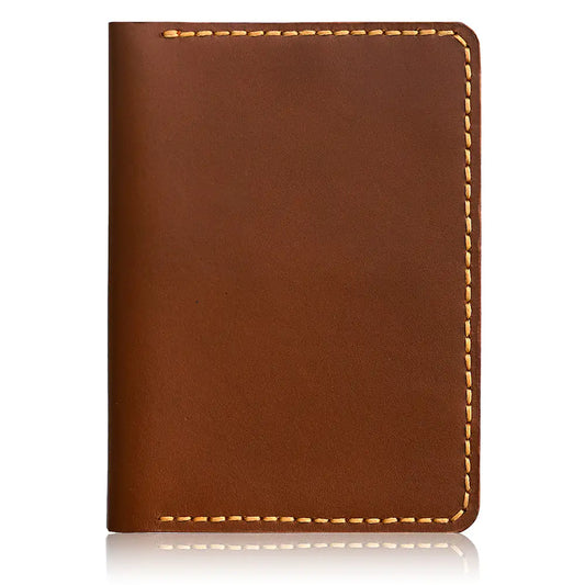 Handmade Brown Travel Leather Wallet