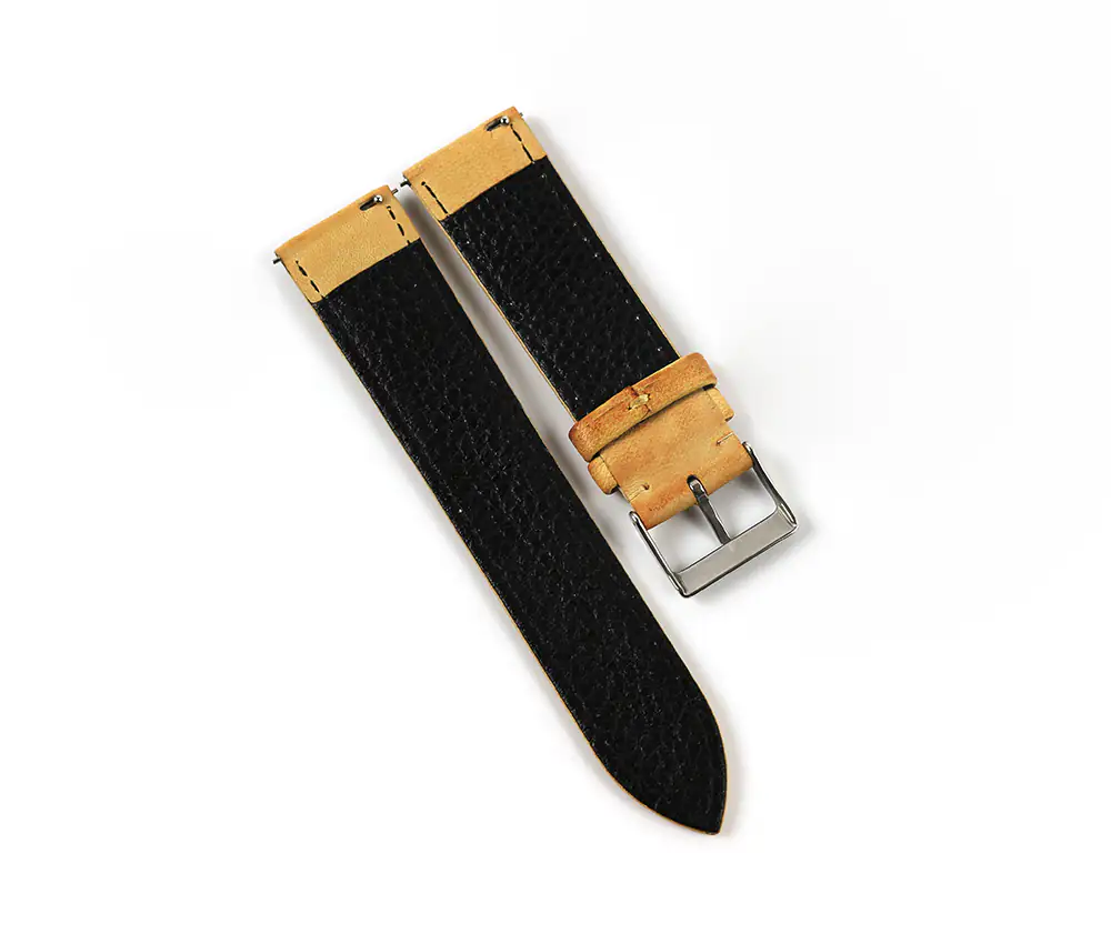 Light Brown Aniline Leather Watch Strap