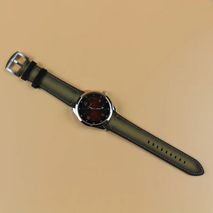 Green Canvas Quick Release Watch Strap 20/22mm