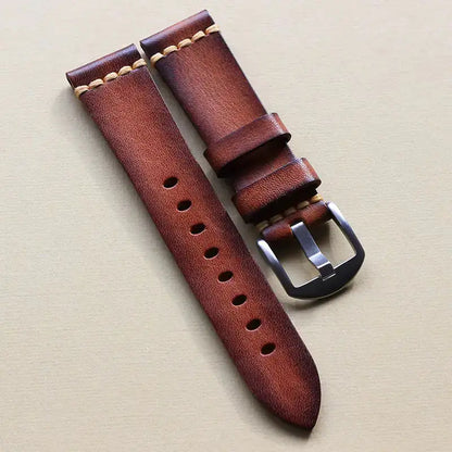 Italian Vintage Leather Apple Watch Band
