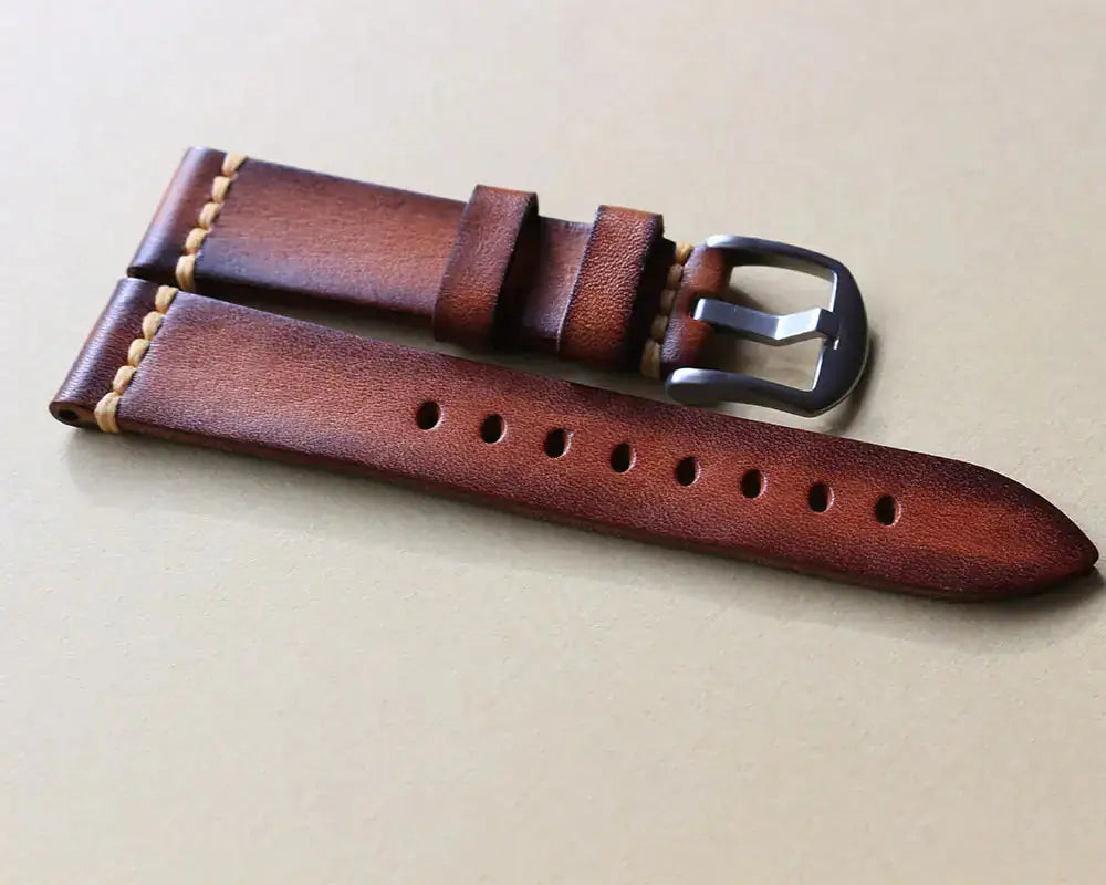 Italian Vintage Leather Apple Watch Band