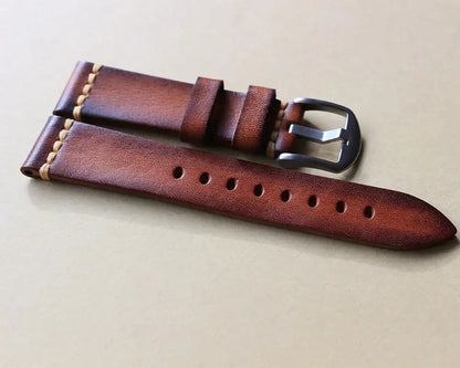 Italian Vintage Leather Apple Watch Band