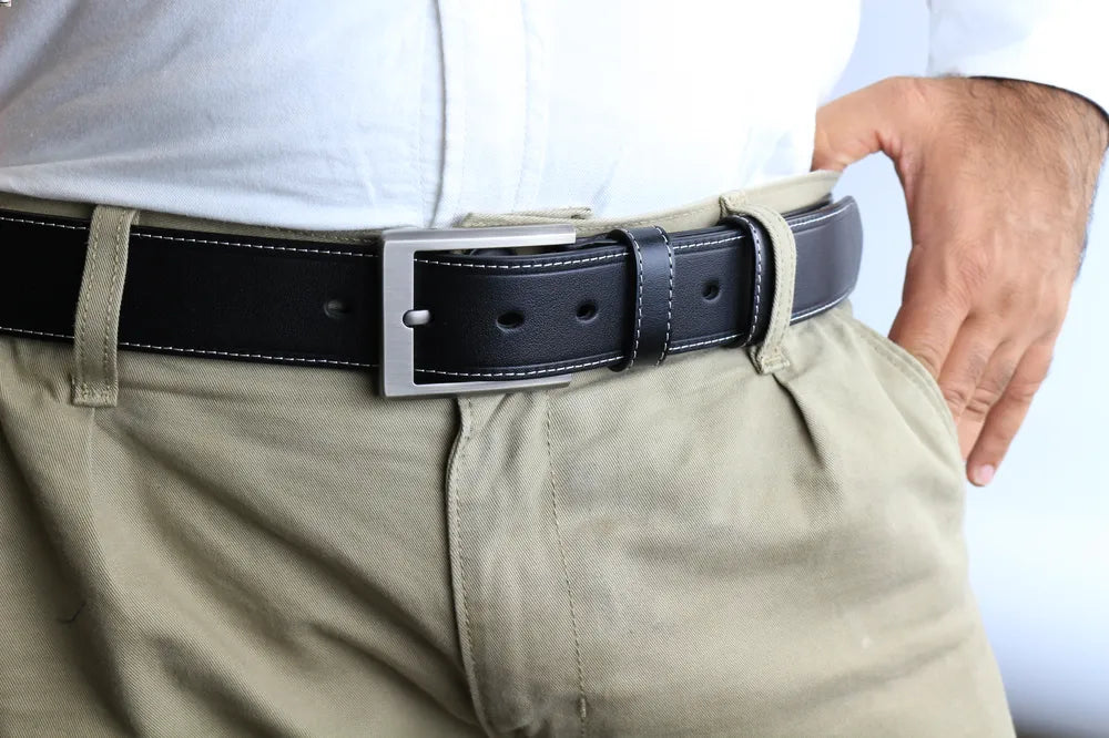a person wearing a belt