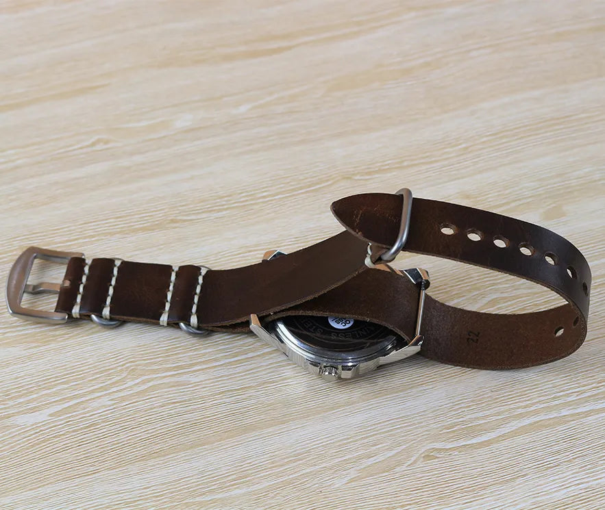 Nato Strap back side , passing through the pins