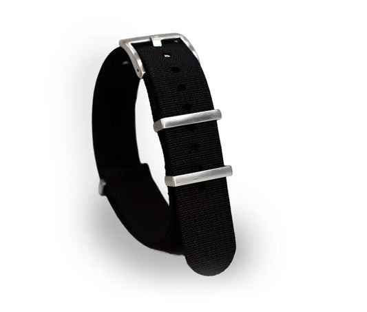 Single Pass Ballistic Ribbed Nylon Watch Strap