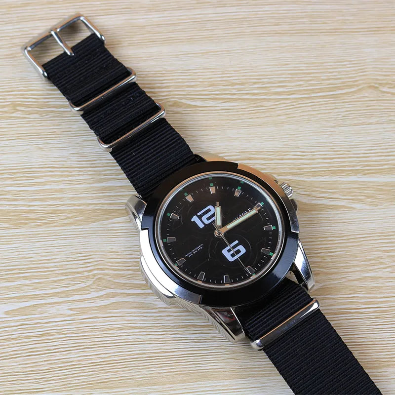 Black nylon NATO Watch band