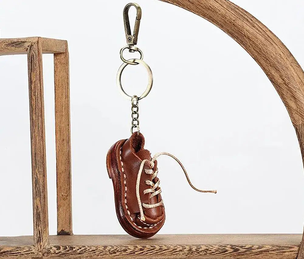leather key chain unique