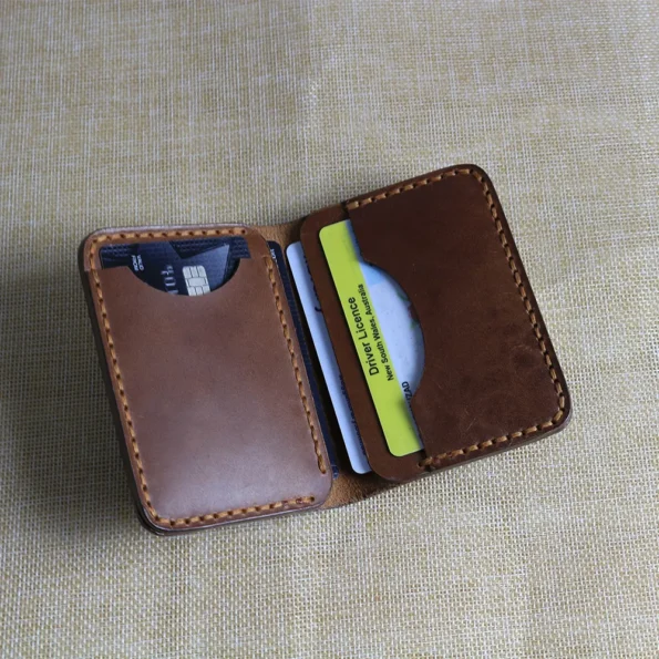 Cardholder with cash pocket