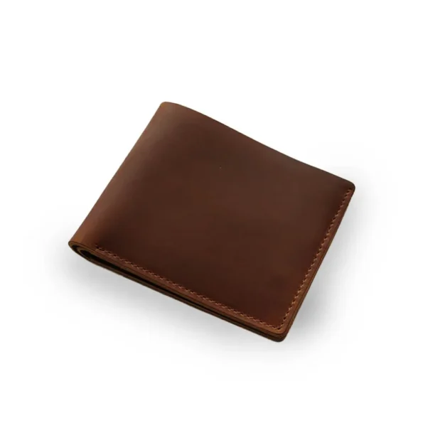 Brown Crazy Horse Leather Wallet