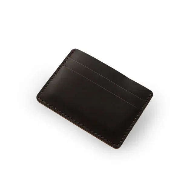 Dark Brown Leather Card Holder