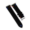 Suede Leather Black Apple Watch Band