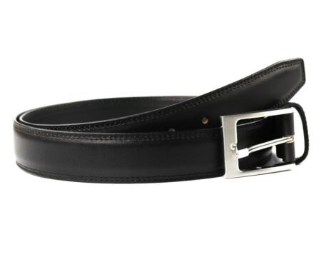 black belt men's leather is made from genuine leather by TASCONY