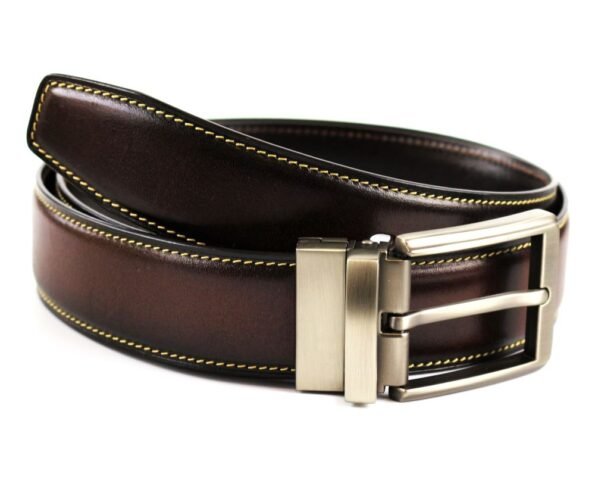 Brown Belts for Mens with Silver Buckle