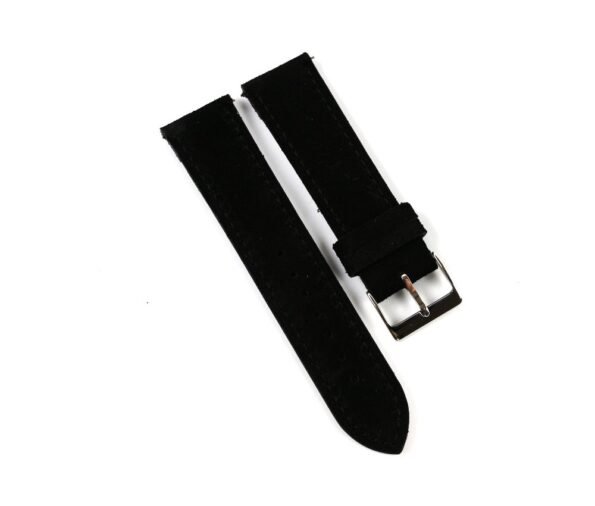 Suede watch strap, available in various colors and sizes. Ideal for both men and women, featuring a quick-release spring bar for easy installation.