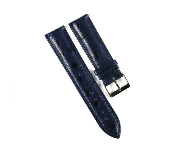 Ostrich leather watch strap, ideal for branded dress watches, suitable for both men and women. Elevate your style with this sophisticated accessory