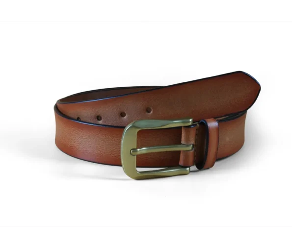 Vintage Brown Leather Belt
