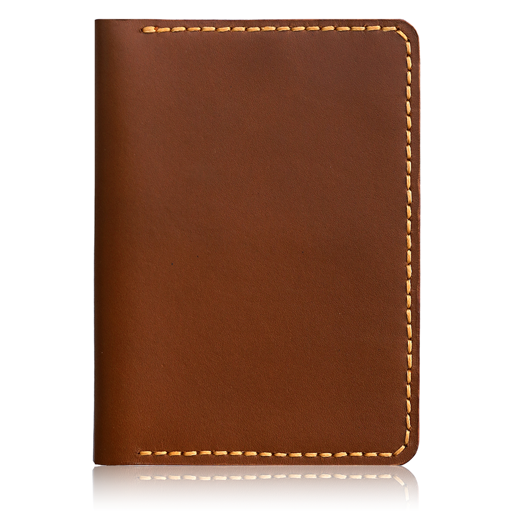 Handmade Brown Travel Leather Wallet