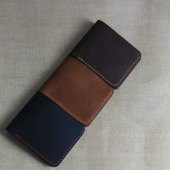 Black, Brown, Dark Brown Biflod Wallets