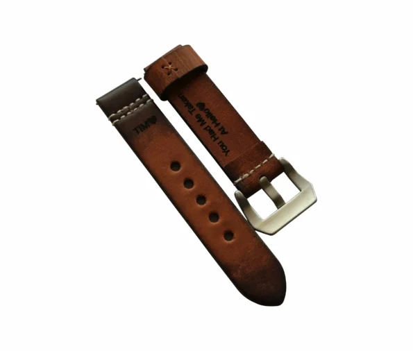 Personalised Vintage Leather Watch Strap