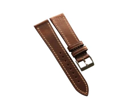 Italian Brown Leather Watch Strap/20mm 22mm