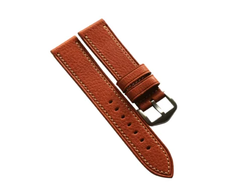 Brown Soft Italian Leather Watch Strap/20mm 22mm