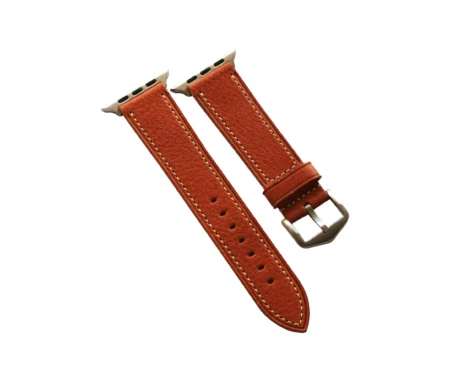 Brown Soft Italian Leather Apple Watch Band