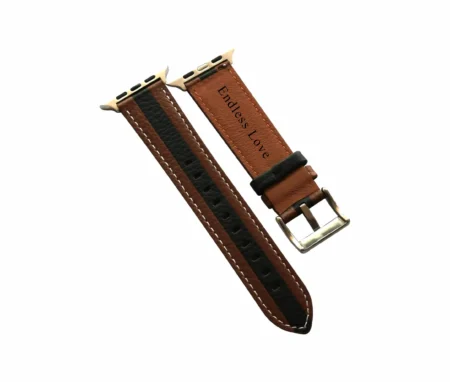 Personalised Two Tone Designer Apple Watch Band