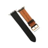Personalised Black Epsom Leather Apple Watch Band