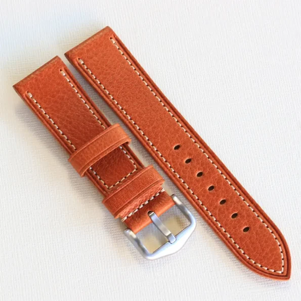 Brown Soft Italian Leather Watch Strap