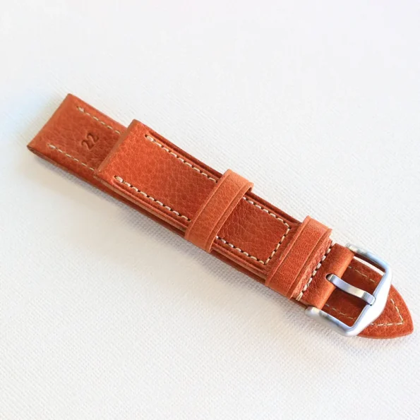 Brown Soft Italian Leather Watch Strap