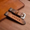vintage leather watch strap-20mm