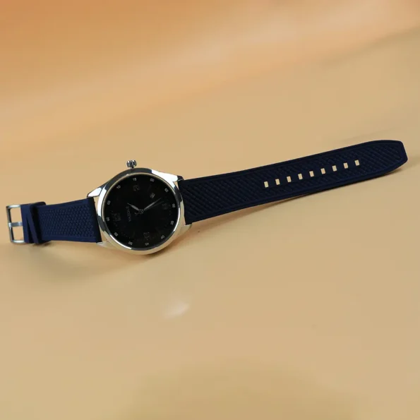 Blue Rubber Watch Strap 20/22mm