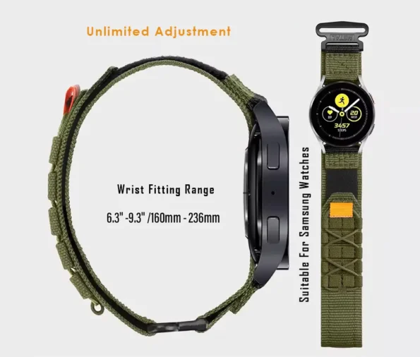 Features Of The Strap and Suitable Wrist Sizes