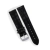 Black Crocodile Leather Watch Strap